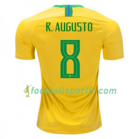 Tenue Brésil R.Augusto 8 Domicile Coupe du monde 2018 Maillot de Foot